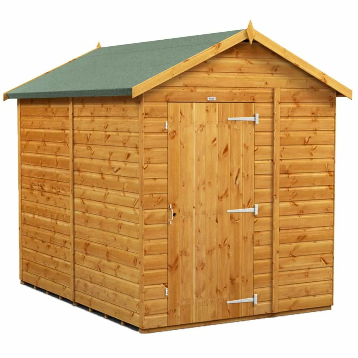 8x6 Deluxe T&G Apex Garden Sheds. In Stock - Image 2