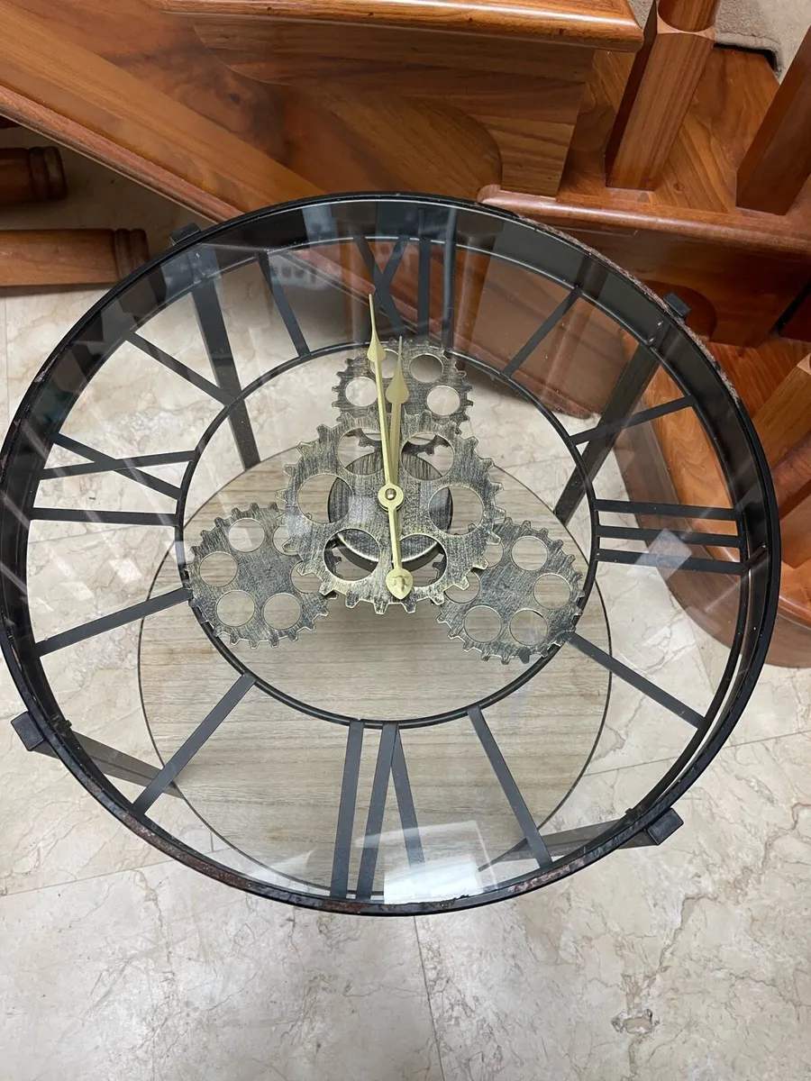 Nice Sized Glass Topped Coffee Or Side Table - Image 2