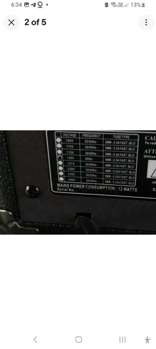 SX GA Guitar Amplifier - Image 3