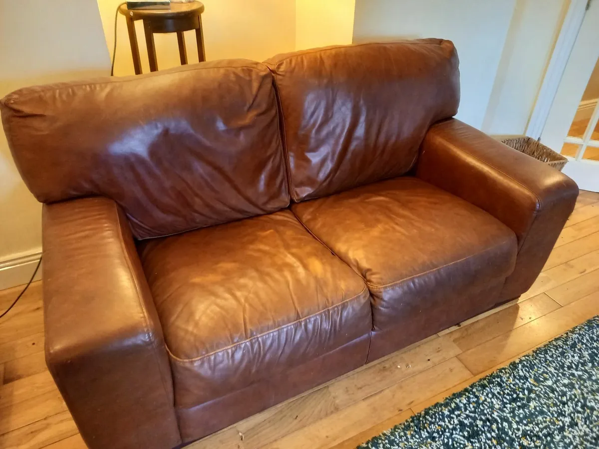 Leather Couch - Image 2