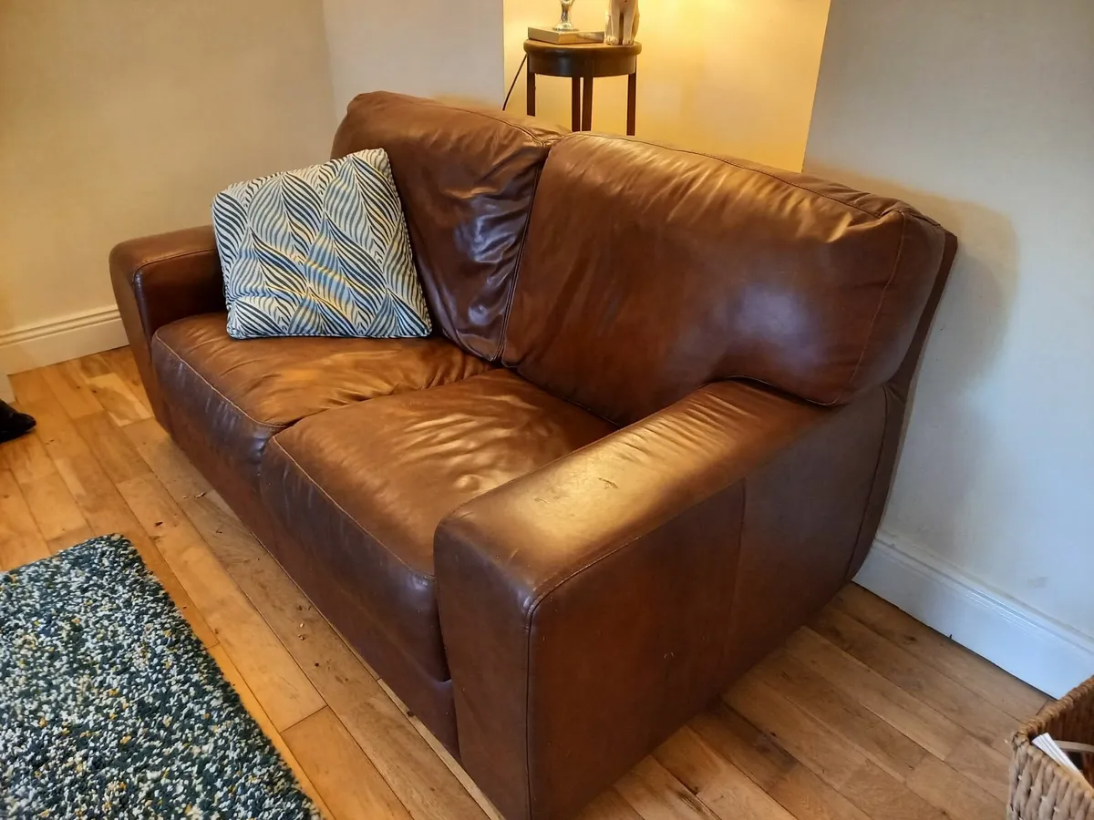 Leather Couch - Image 4
