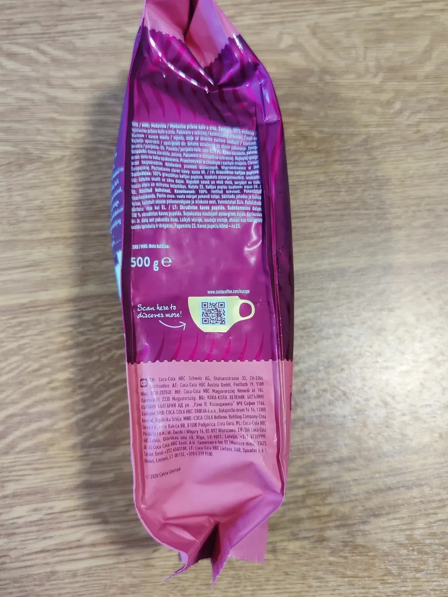 Costa Coffee Caffe Crema Blend Strength 9 - Image 3