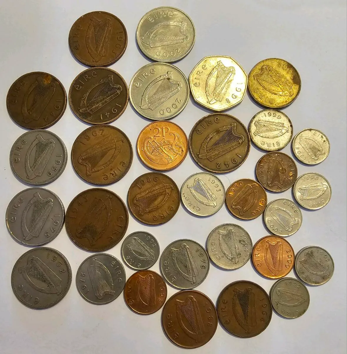 Mixed irish coins - Image 2