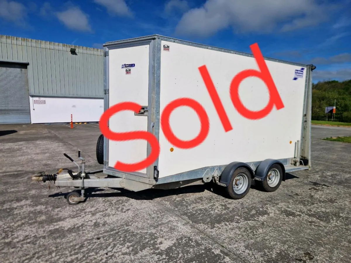 Ifor Williams box trailer bv126 - Image 1