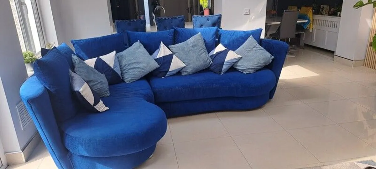 Sofa Royal Blue from DFS - Image 1