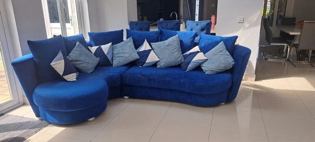 Sofa Royal Blue from DFS - Image 2