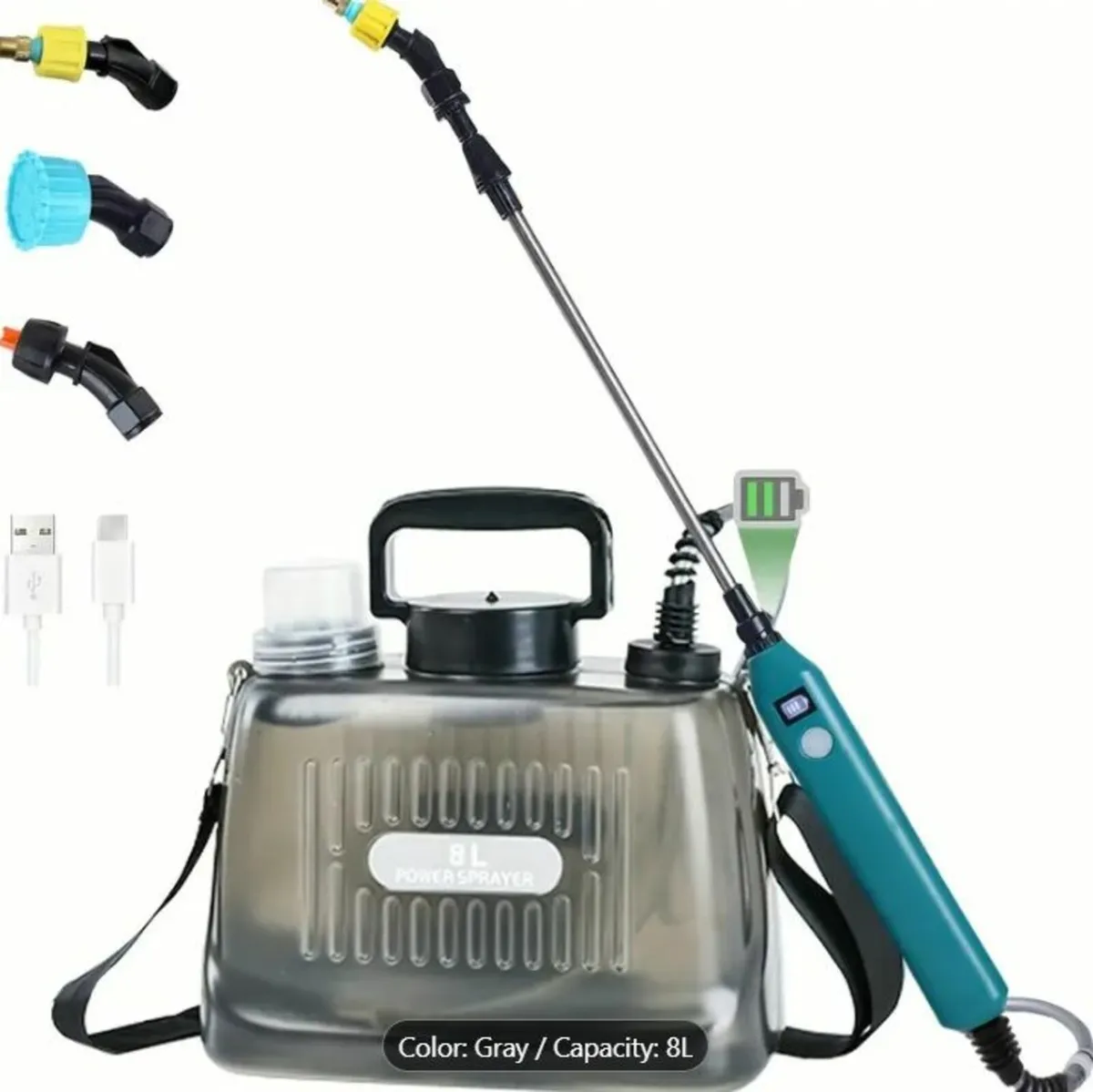 8L Electric Garden Sprayer - Image 3