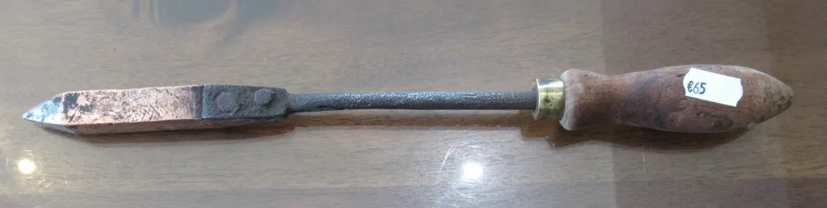 antique copper soldering iron tools vintage RARE - Image 2