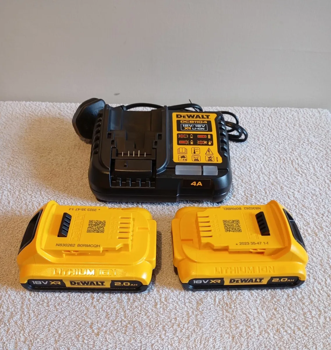 DeWalt Charger & Batteries - Image 1