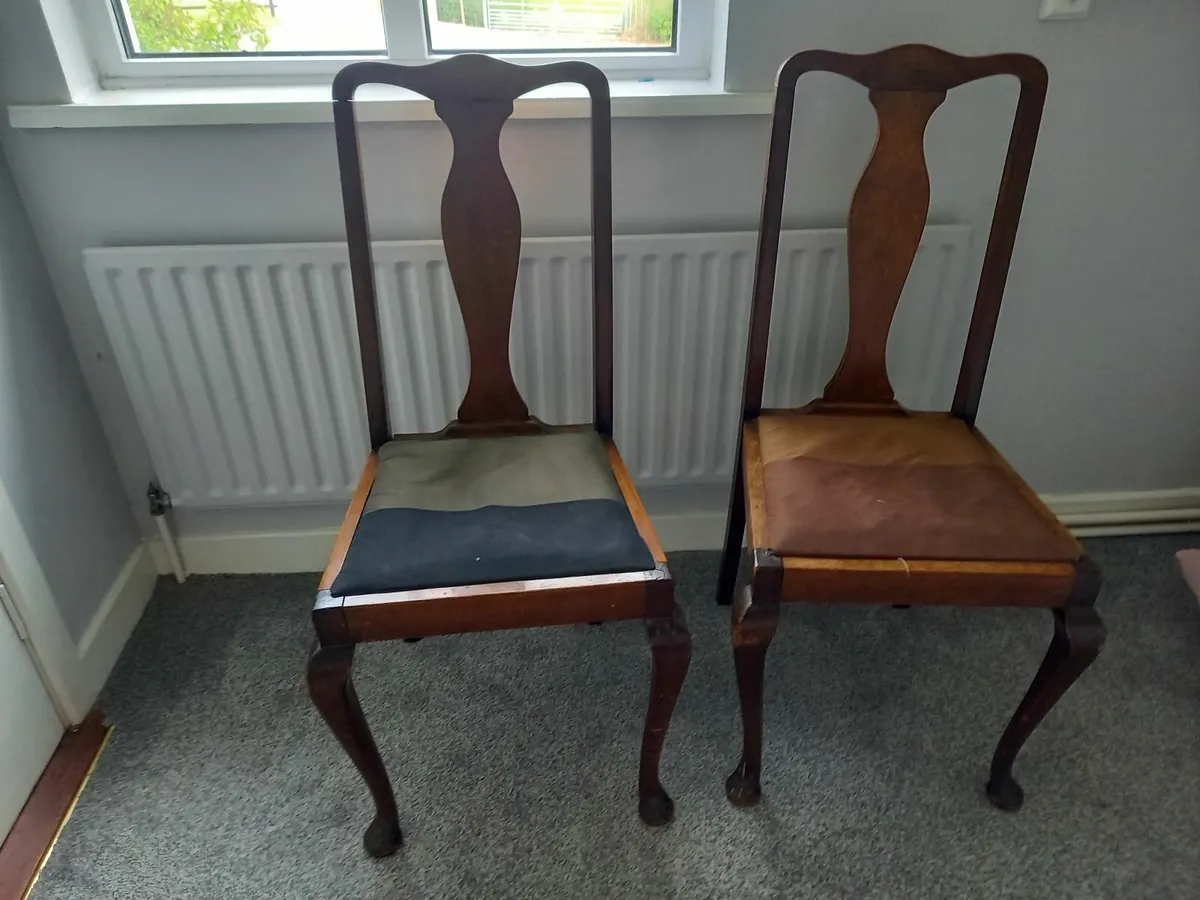 Two Mahogany dining chairs - Image 3