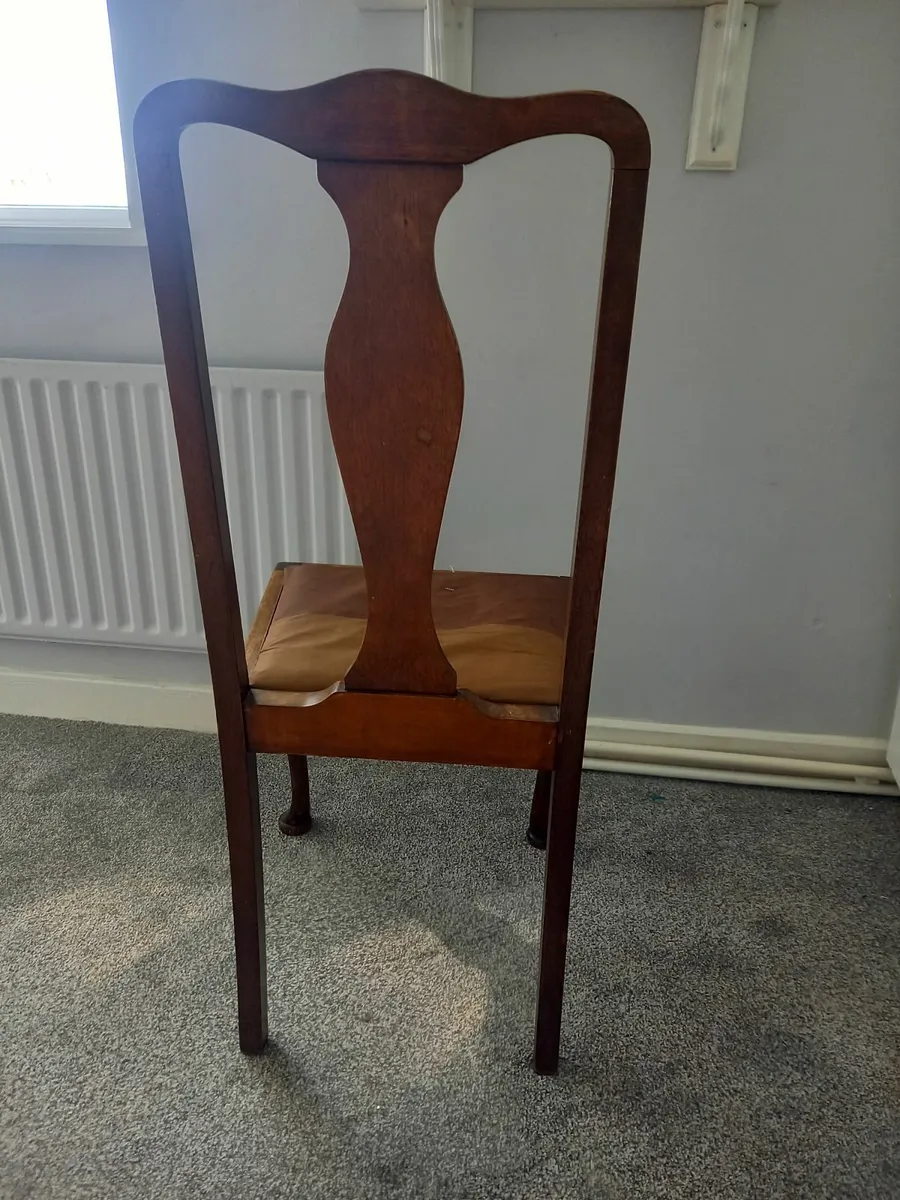 Two Mahogany dining chairs - Image 4