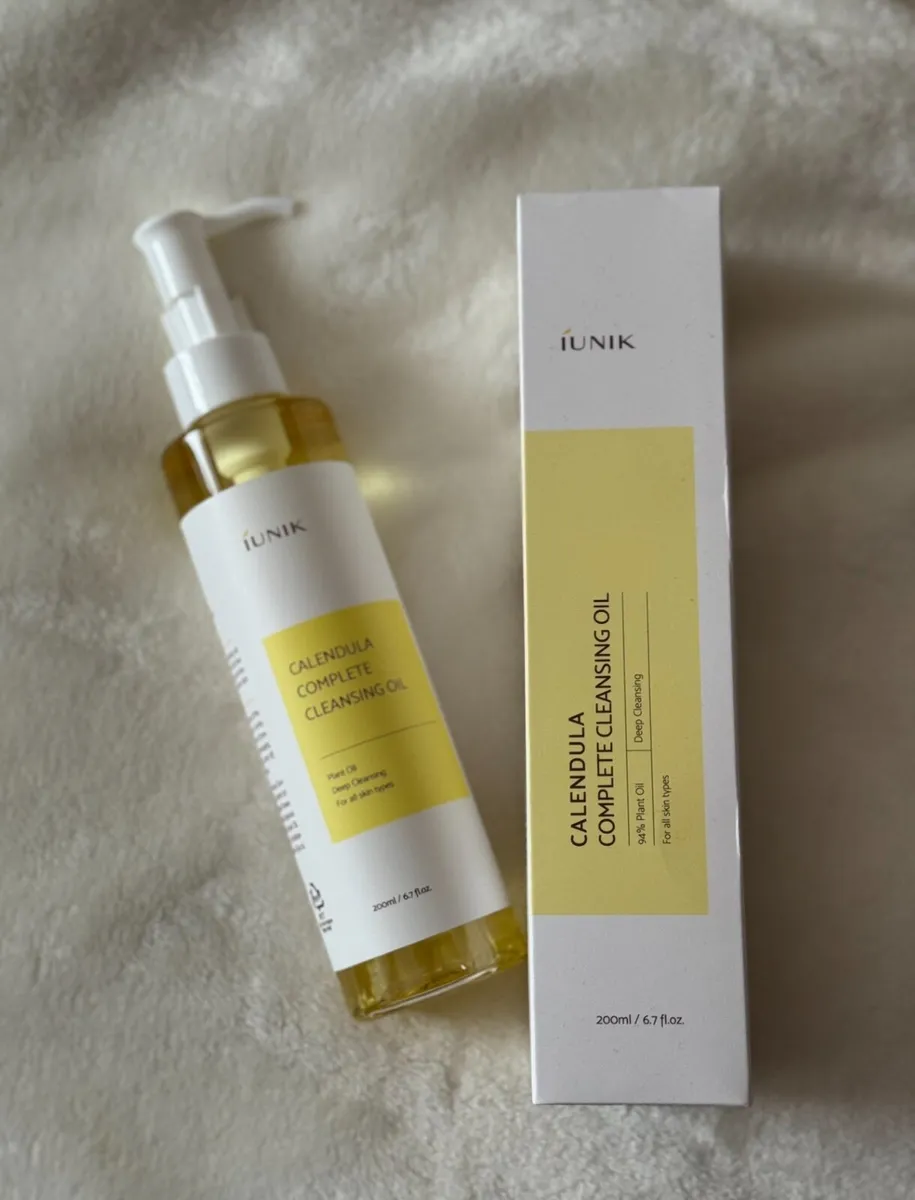 Korean skincare- iUNIK - Calendula cleansing oil