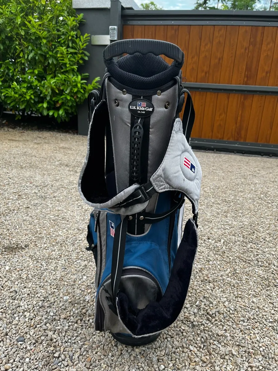 US kids golf clubs and bag size 48" (left handed) - Image 1