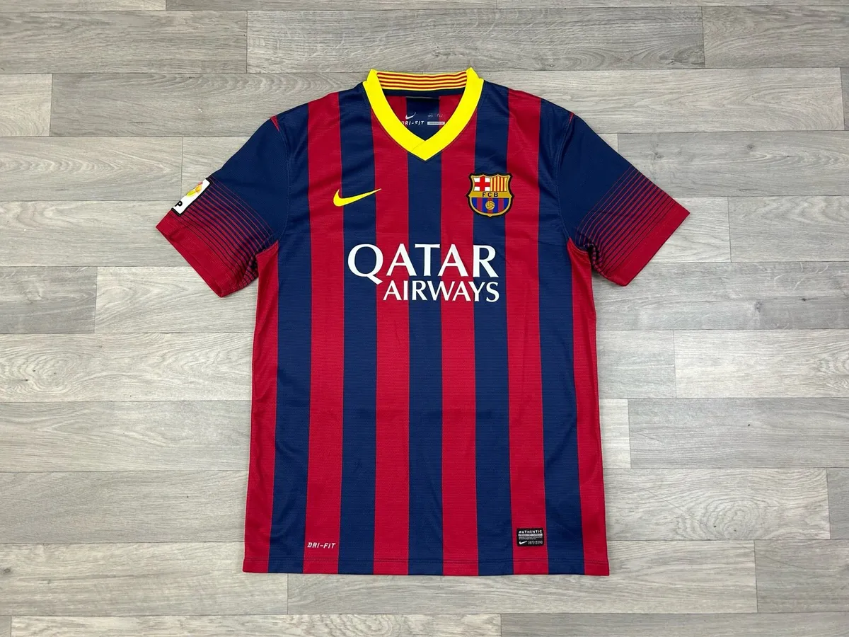 Nike Barcelona 2013 Home Jersey Shirt Mens Medium - Image 1
