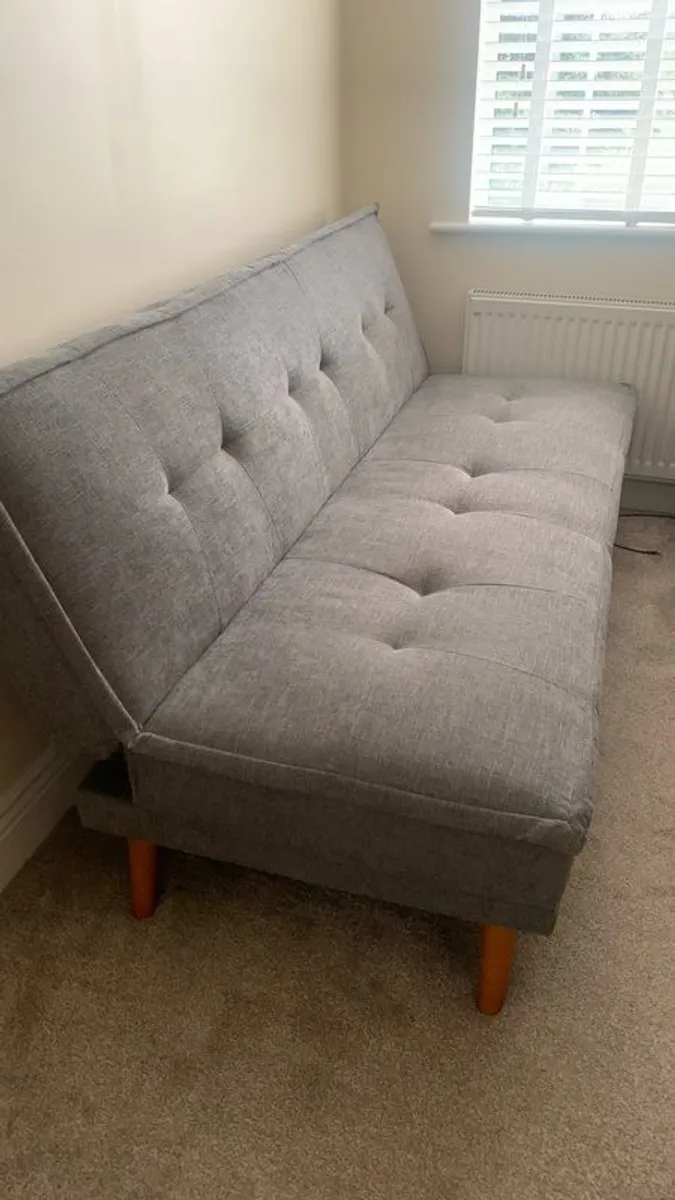 EZ Living grey futon - Image 2