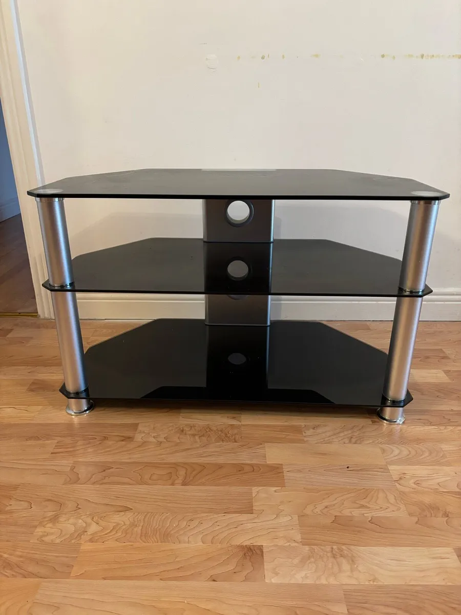 TV Glass Stand - Image 1