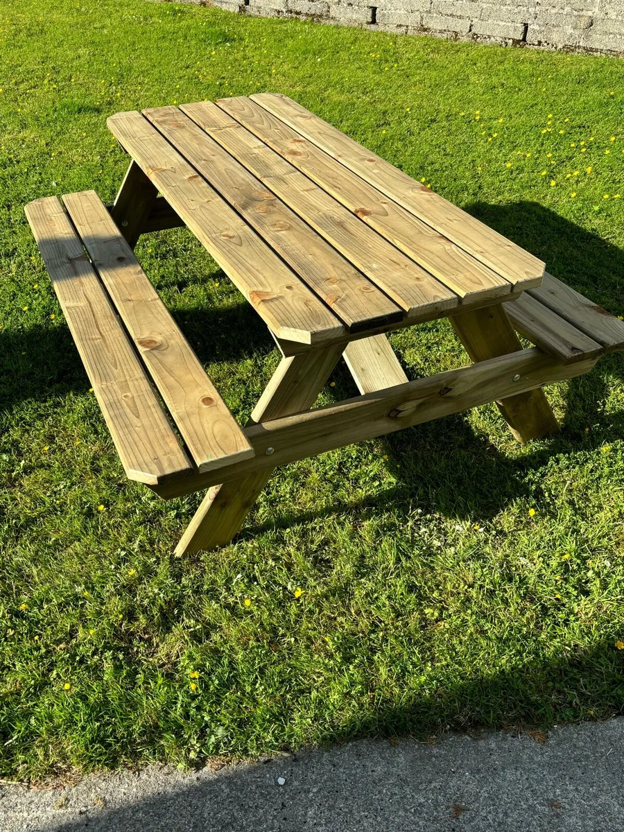 6ft Picnic Bench - Image 1
