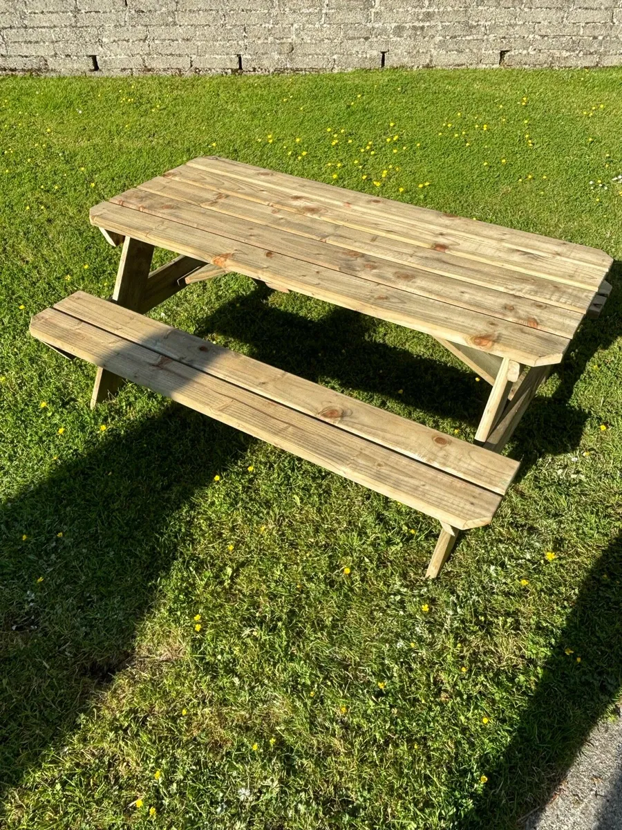 6ft Picnic Bench - Image 3