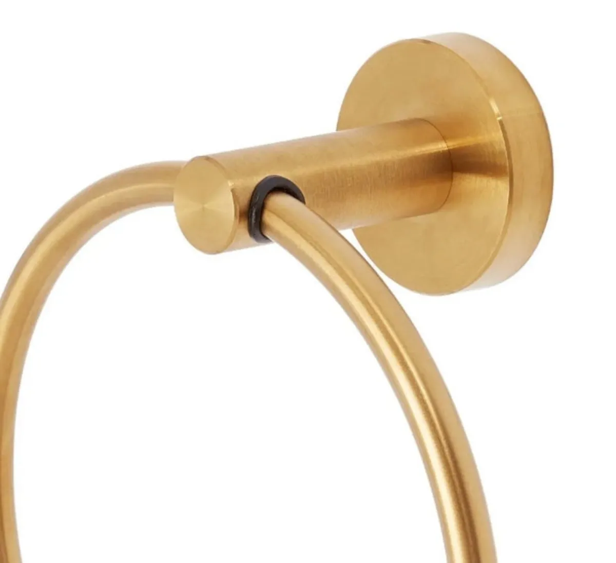 Brushed Brass Towel Ring Towel Rail NEW - Image 2