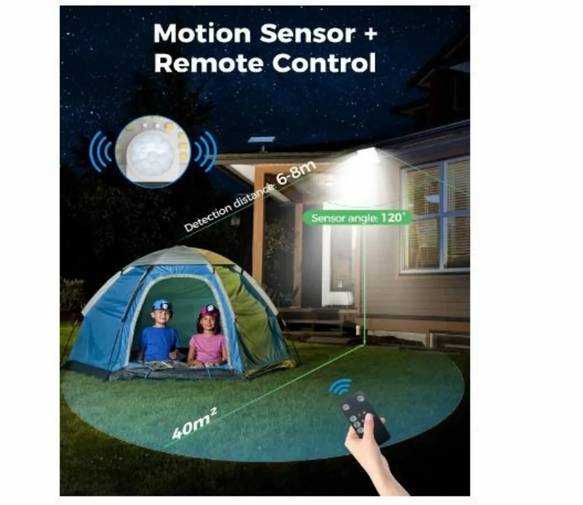 Pack of 2 Solar Lights for Outdoor - Image 3