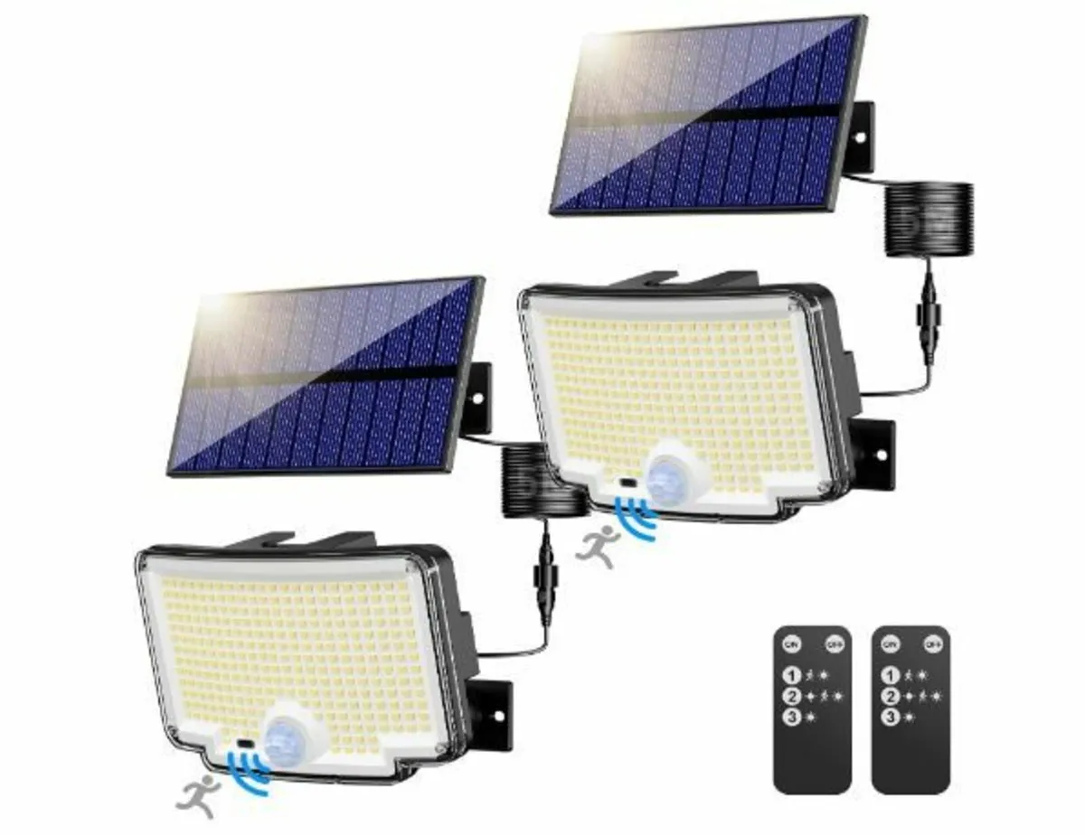 Pack of 2 Solar Lights for Outdoor - Image 4