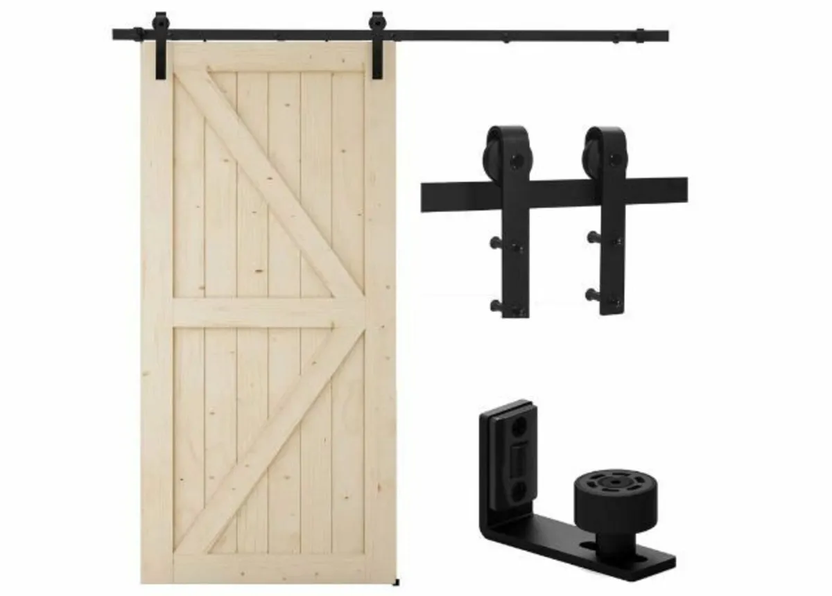 200CM Sliding Door Kit, 6 Foot - Image 1