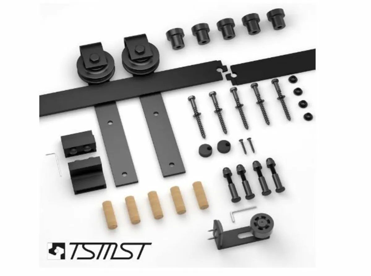200CM Sliding Door Kit, 6 Foot - Image 4