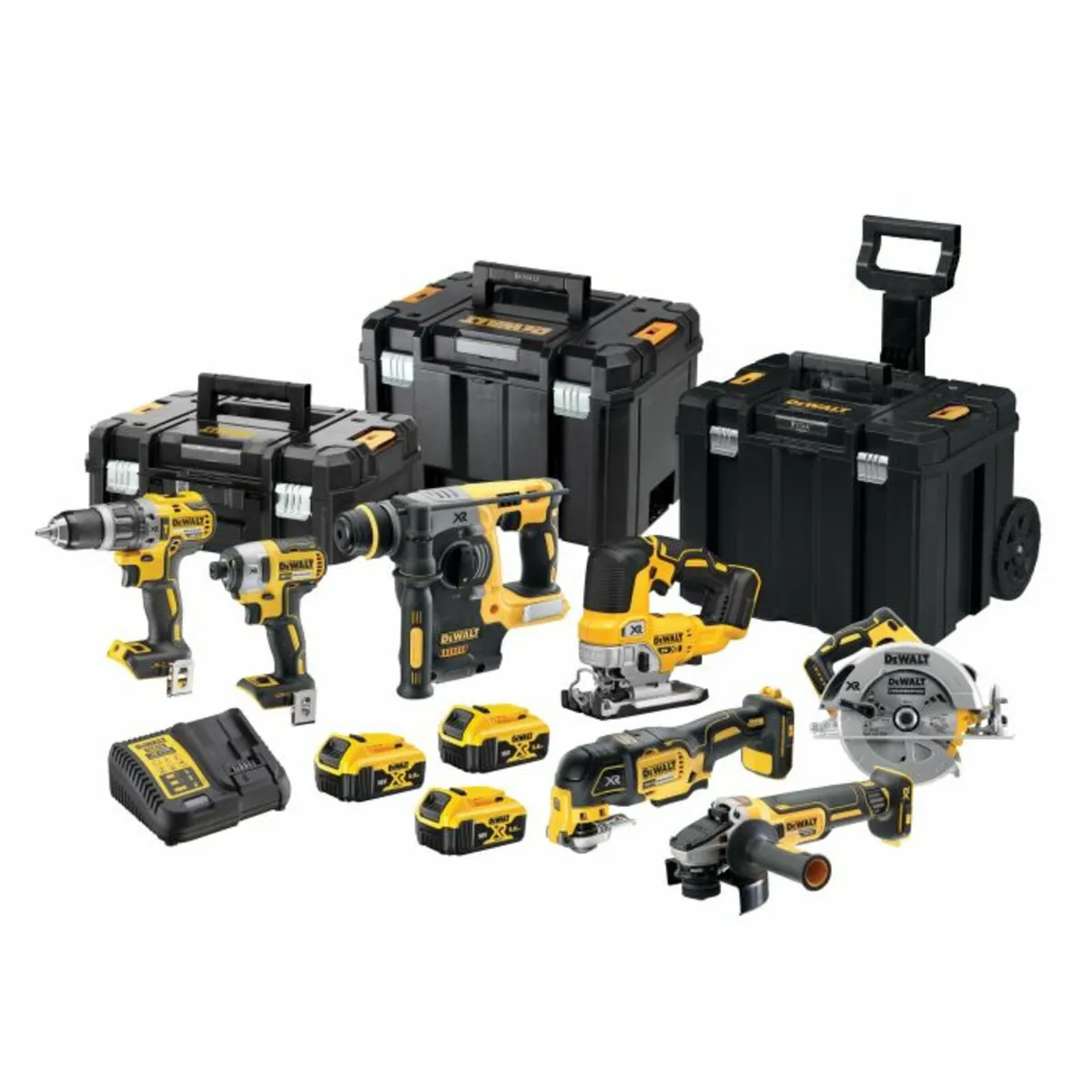 DeWalt Brushless 18v 7 Piece Kit - New