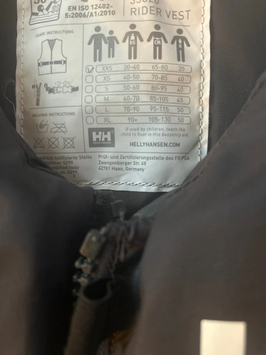 Life jacket Helly Hanson 50 buoyancy vest - Image 2