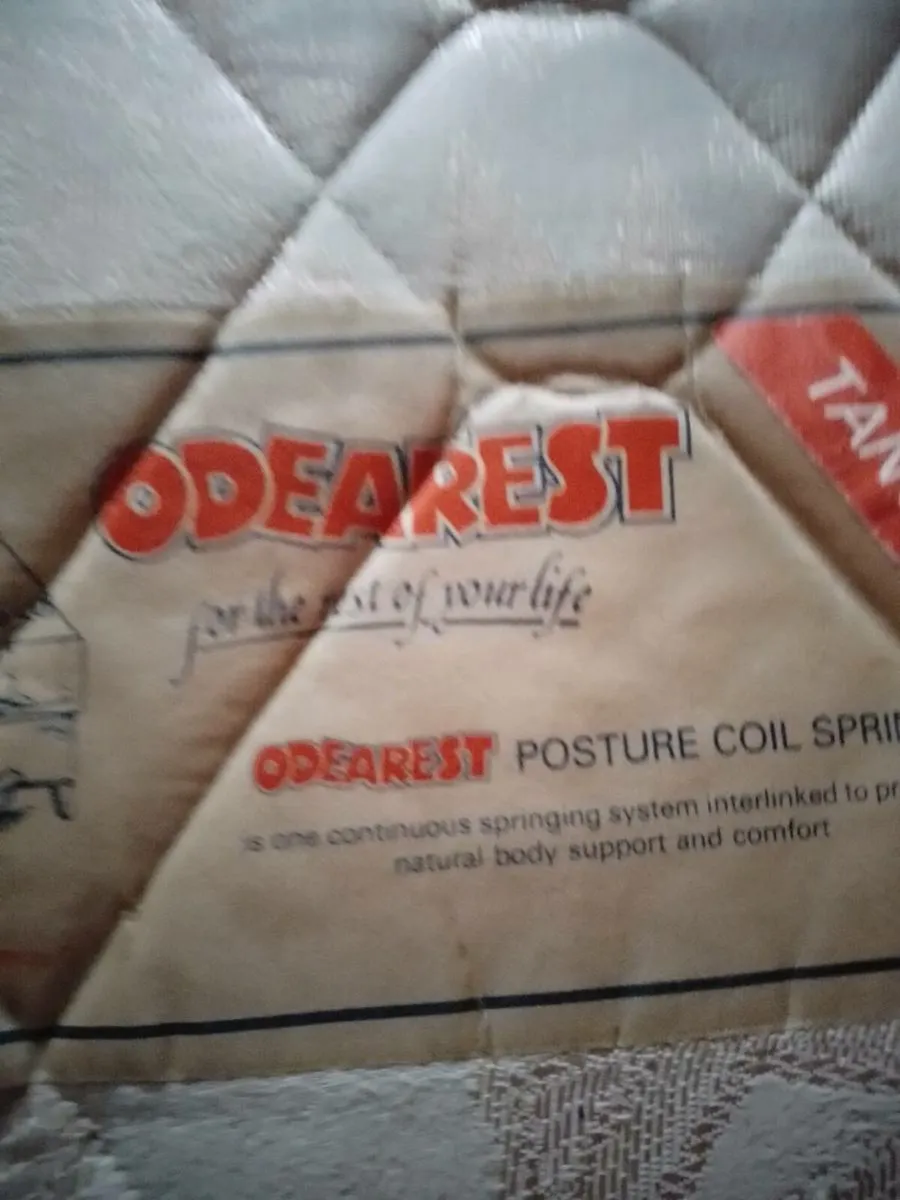 Double bed and mattress - Image 2