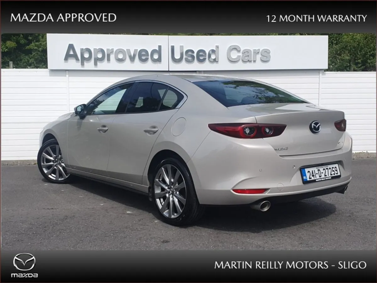 Mazda 3 E-skyactiv X Exclusive Line Saloon - Sunr - Image 3