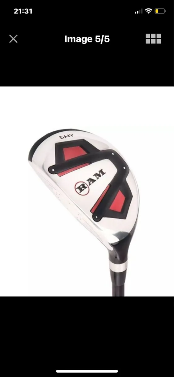 Left Handed Graphite RAM Accubar Golf Clubs NEW - Image 3