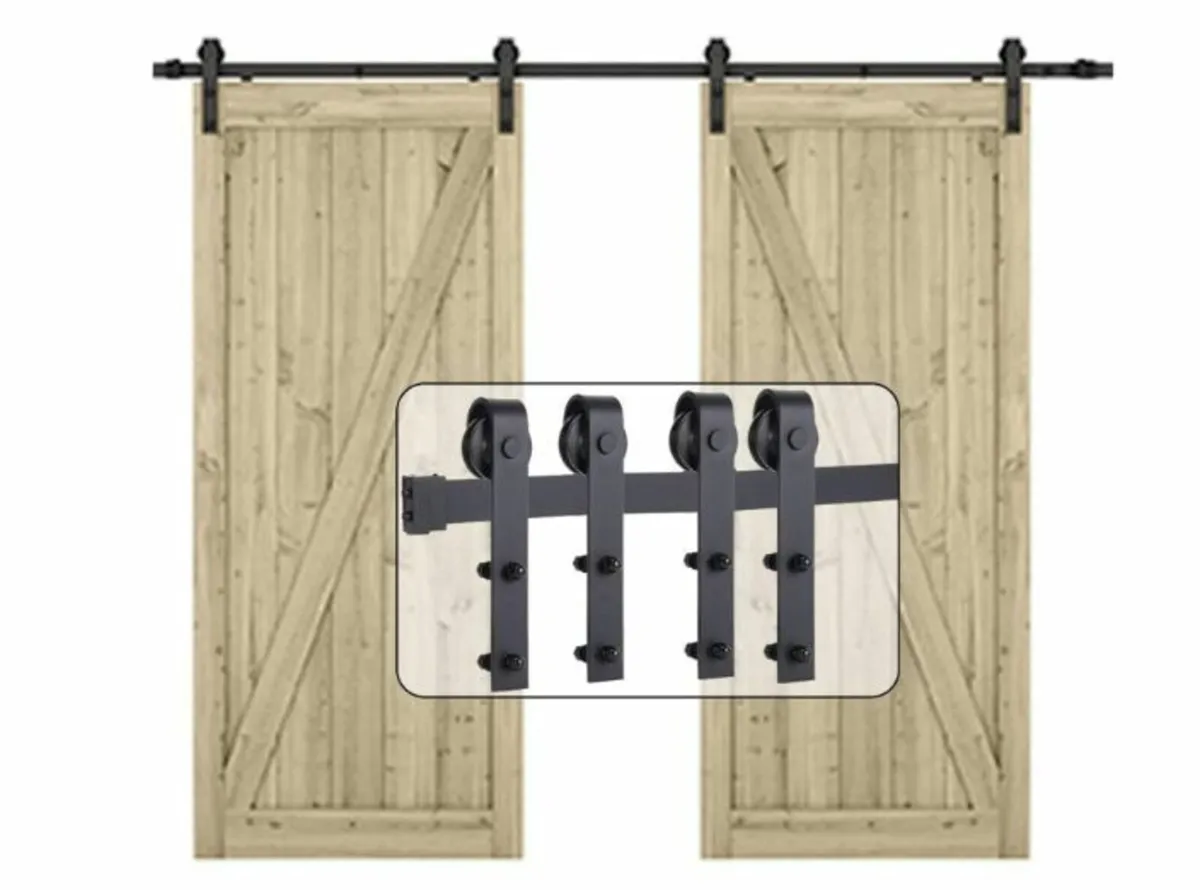 244 cm / 8 ft Sliding Door Fitting Set - Image 1