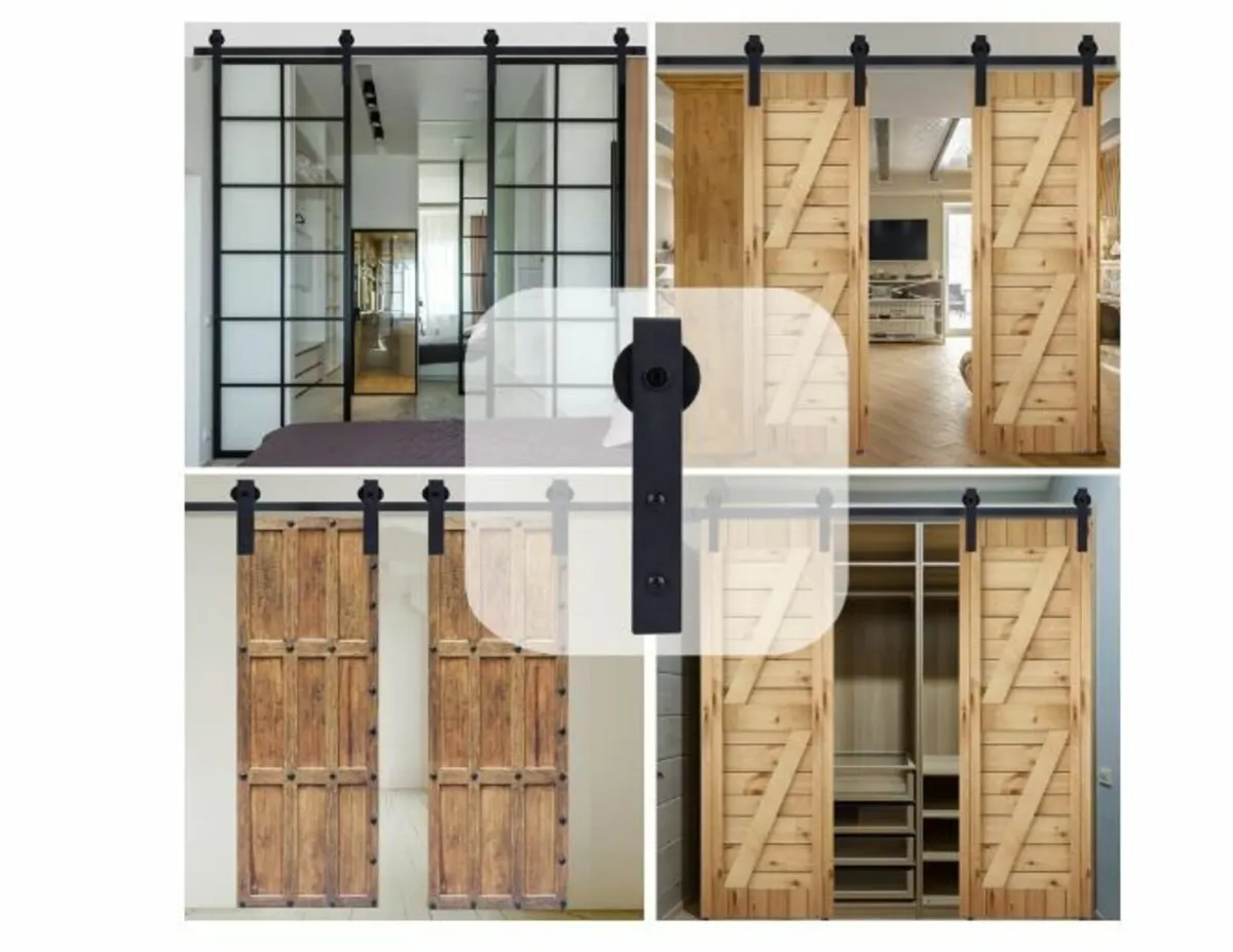 244 cm / 8 ft Sliding Door Fitting Set - Image 4