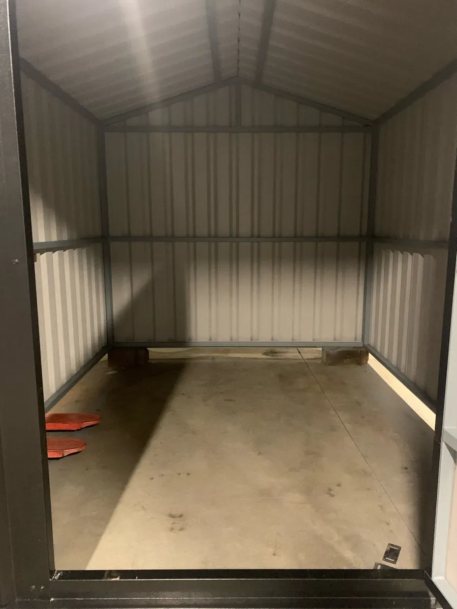 3m x 3m garden steel shed - Image 2