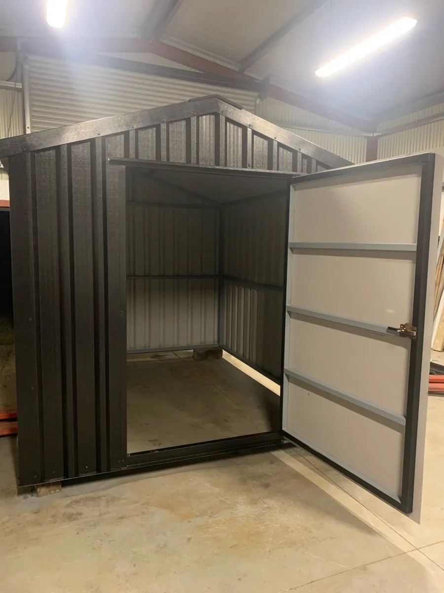 3m x 3m garden steel shed - Image 3