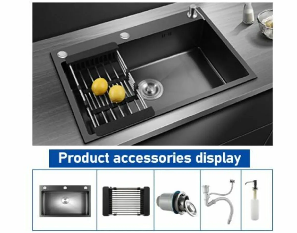 Kitchen Sink, 304 Stainless Steel Kitchen - Image 2