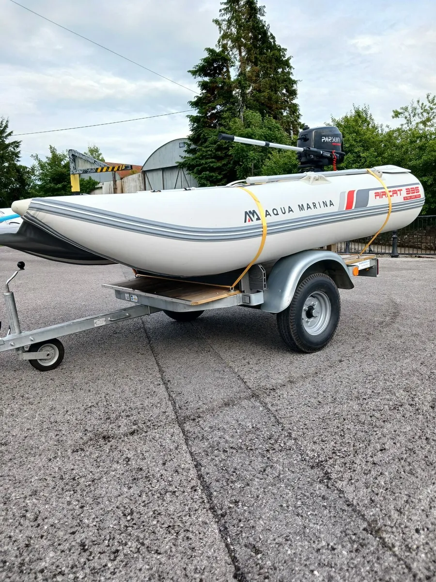 🚤 Brand New Boat & Parsun 5HP Engine with Trailor - Image 1