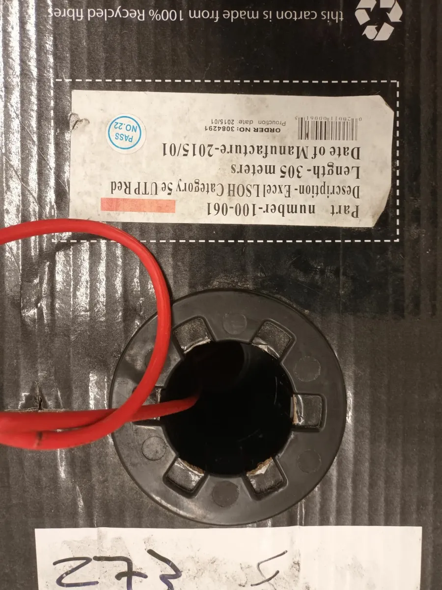 Red Cable Category 5e - Image 3