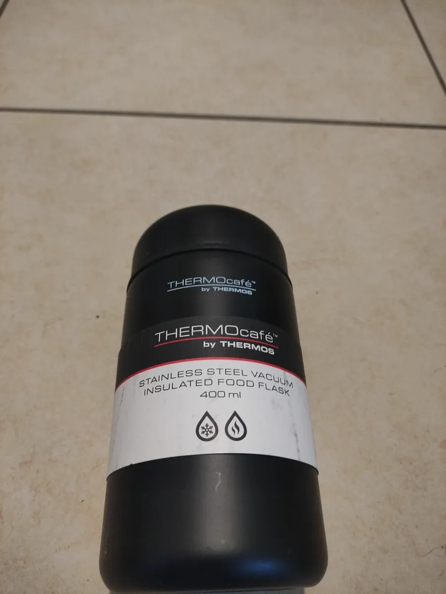 Thermocafe Food Flask in Black - Brand New - Image 2