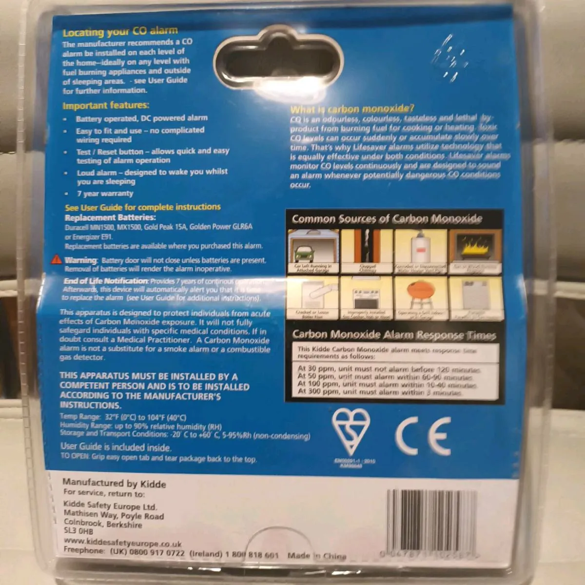 Life Saver Carbon Monoxide Alarm - Image 2