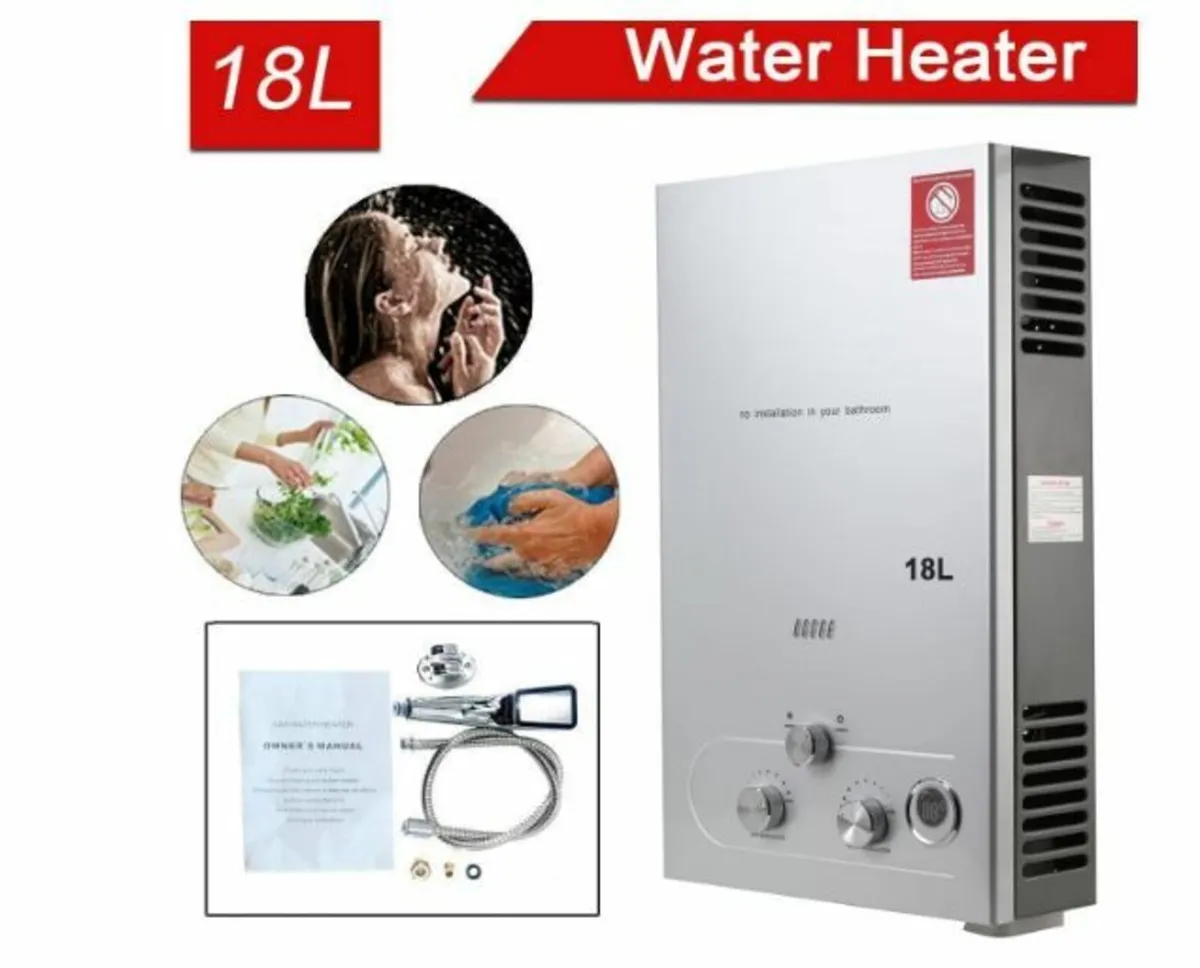 Tankless Gas Water Heater, 18L Outdoor - Image 3
