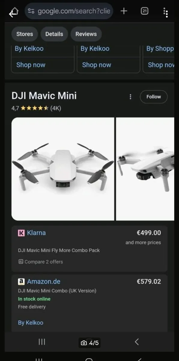 Drone DJI Mavic Mini Fly more Combo - Image 2