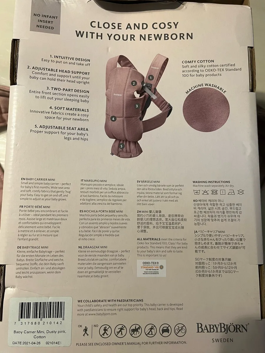 Baby Bjorn baby carrier - Image 3