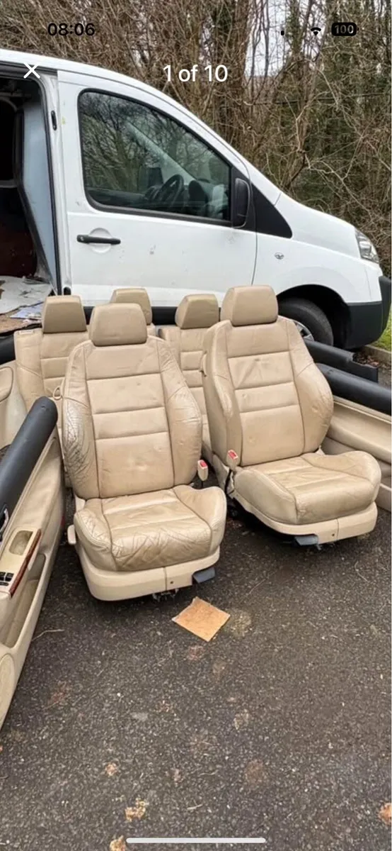 Recaro seats s3 8L mk4 golf 3 door leather 5x100 - Image 2