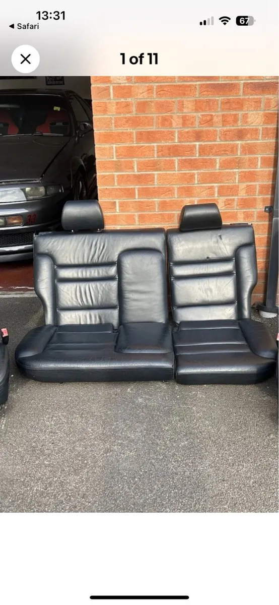 Recaro seats s3 8L mk4 golf 3 door leather 5x100 - Image 3