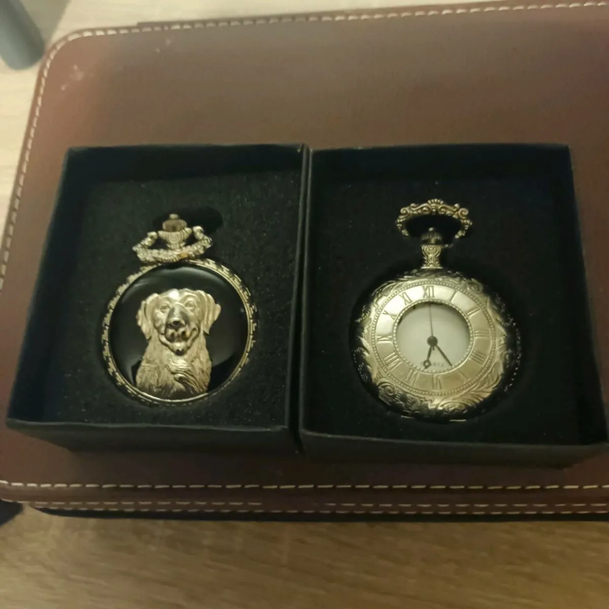 Watch box +2 Pocket watches - Image 3