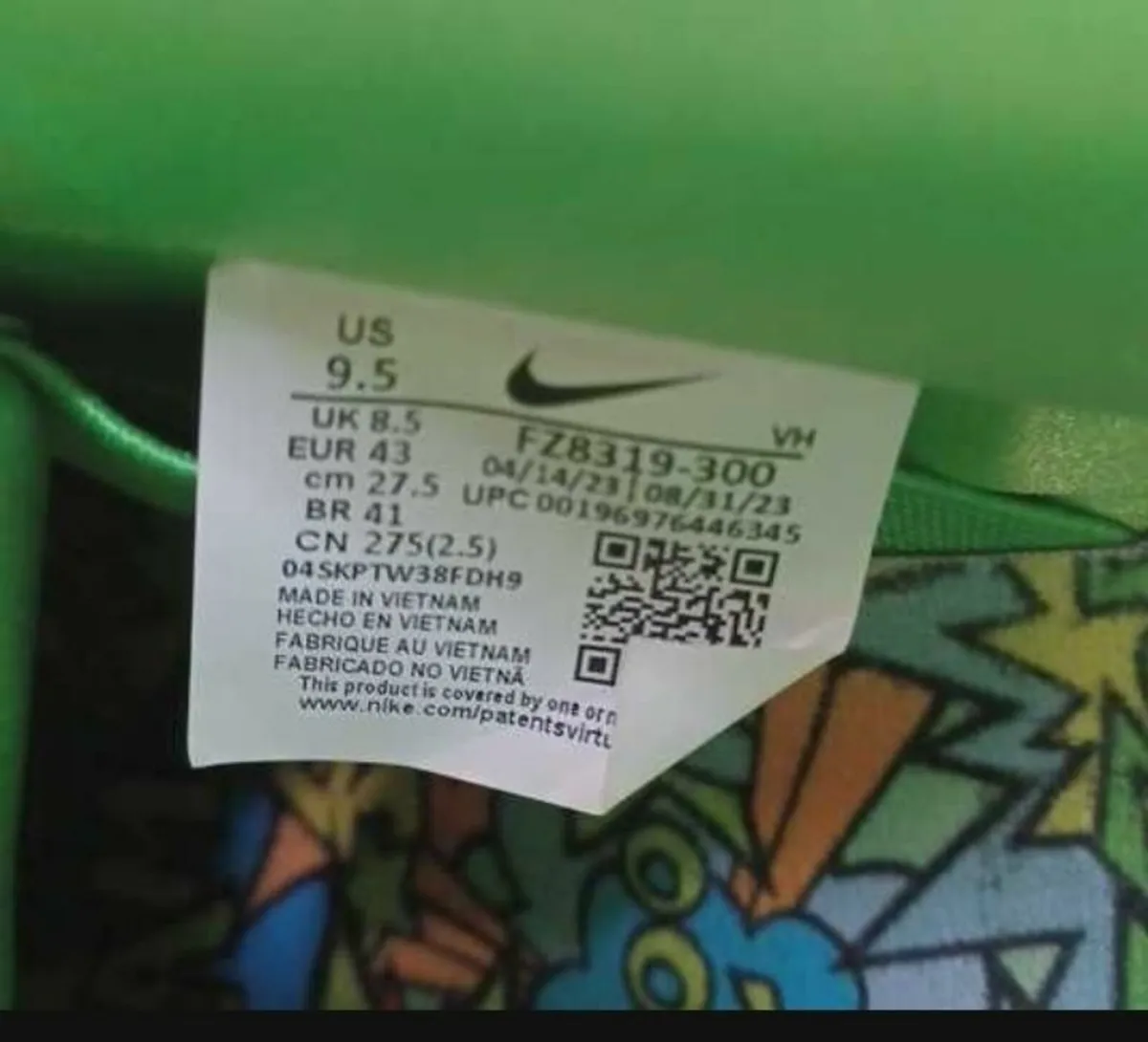 Nike SB Dunk Low  "Buttercup" UK 8.5 Used with Box - Image 2
