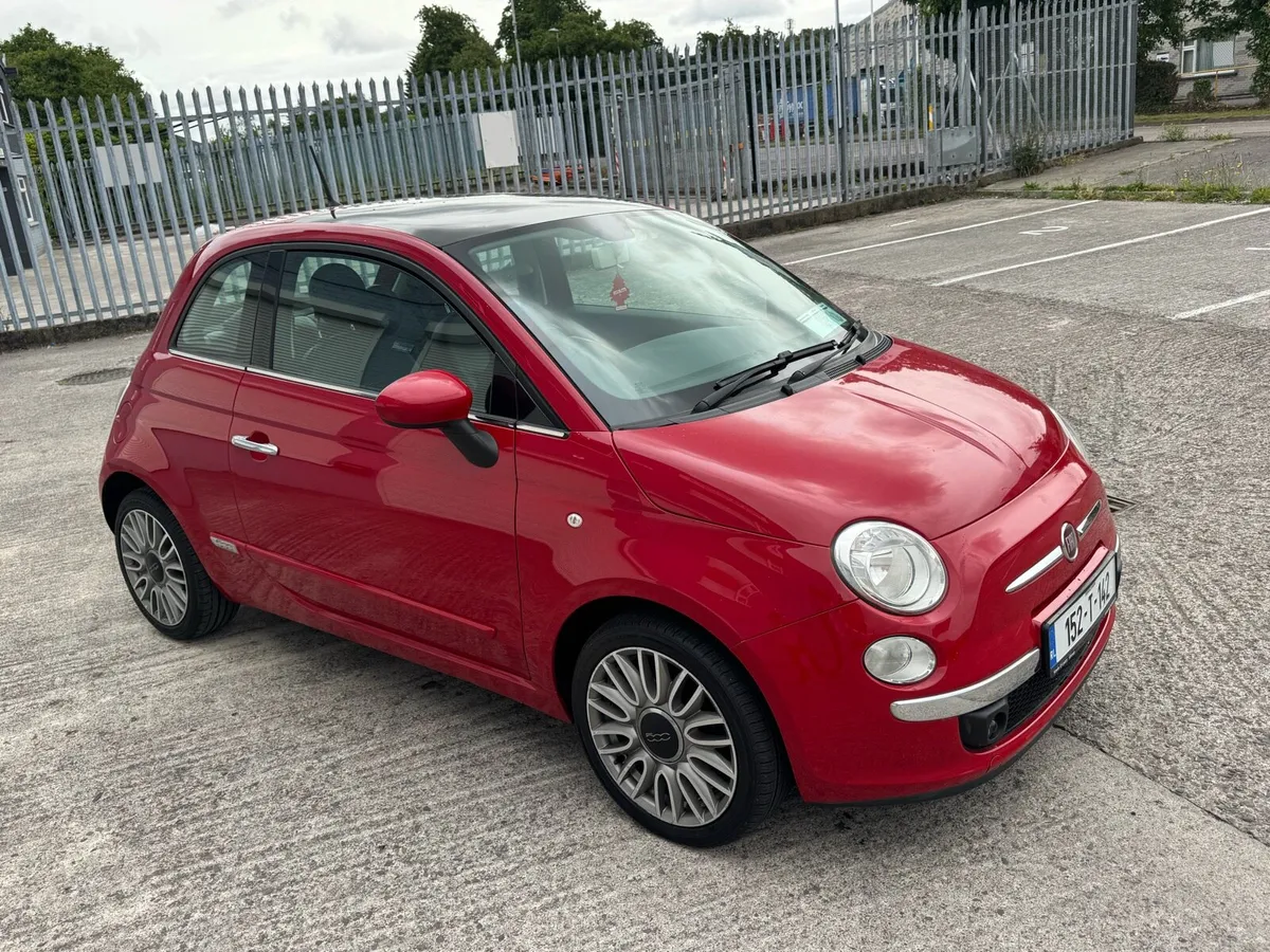 Fiat 500 2015 high spec full leather - Image 1