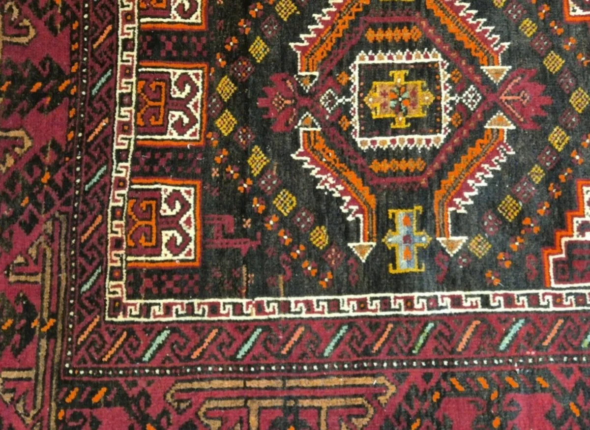 Afghan Beluch Rug Runner 230 x 85cm - Image 4